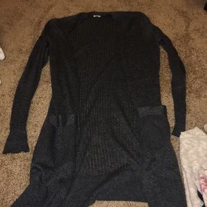 Maurice gray duster cardigan